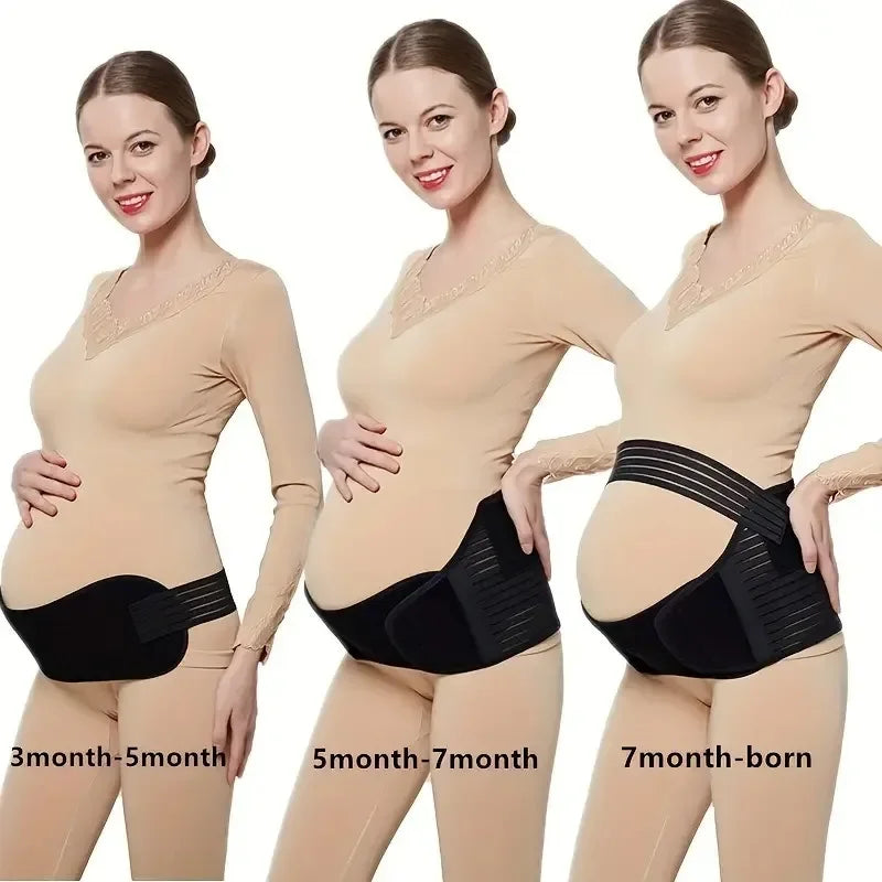 Povei Maternity Belly Belt: Waist & Abdomen Support for Pregnant Women