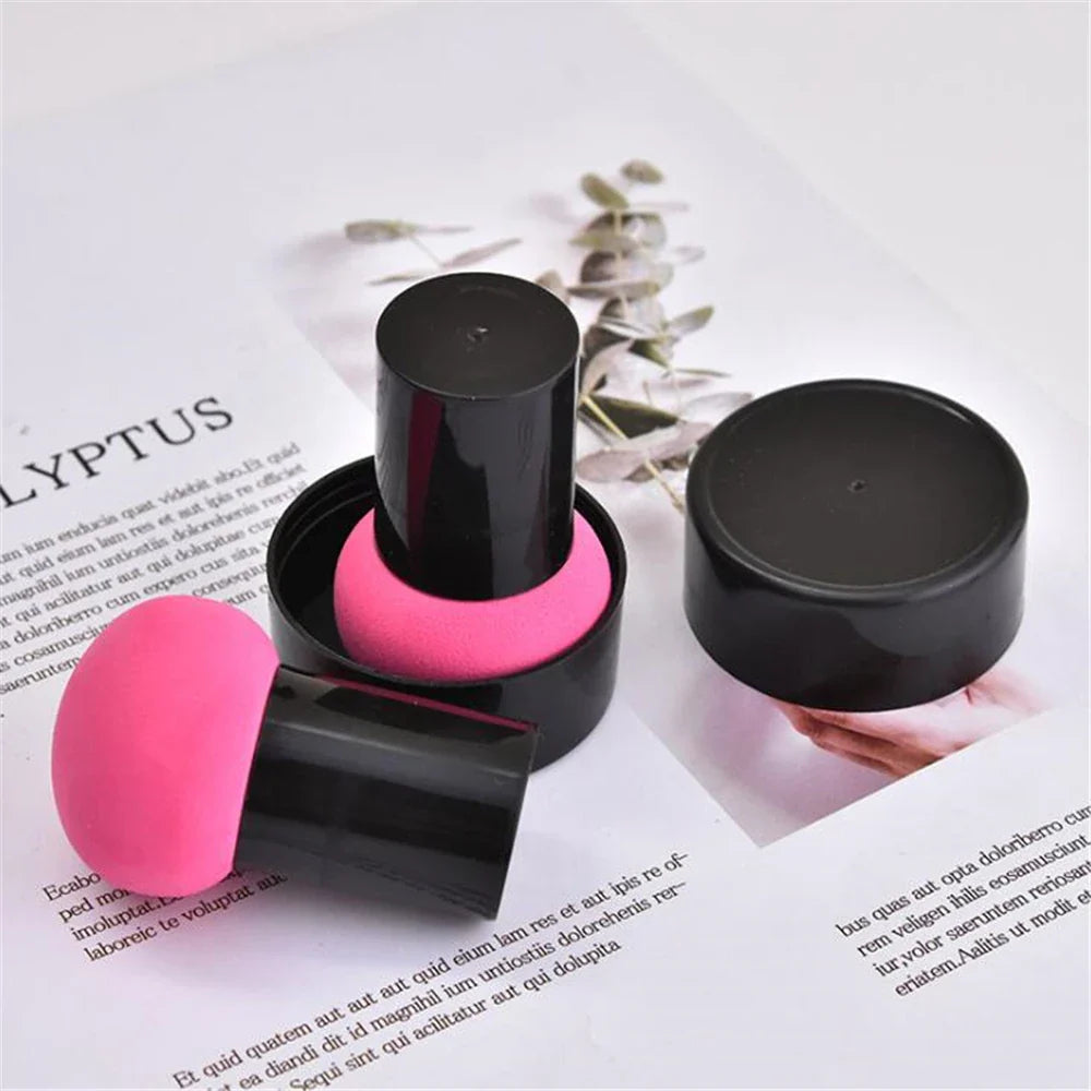 Povei Mushroom Head Makeup Sponge Blender in Box - Beauty Tools