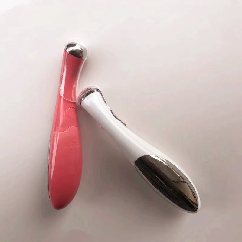 Povei Eye Massage Pen: Electric Vibration Facial Tool for Anti-Bag & Wrinkle Care