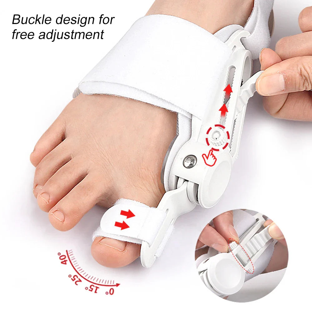 Povei Bunion Corrector Orthopedic Toe Straightener Splint with Separator for Bunion Relief