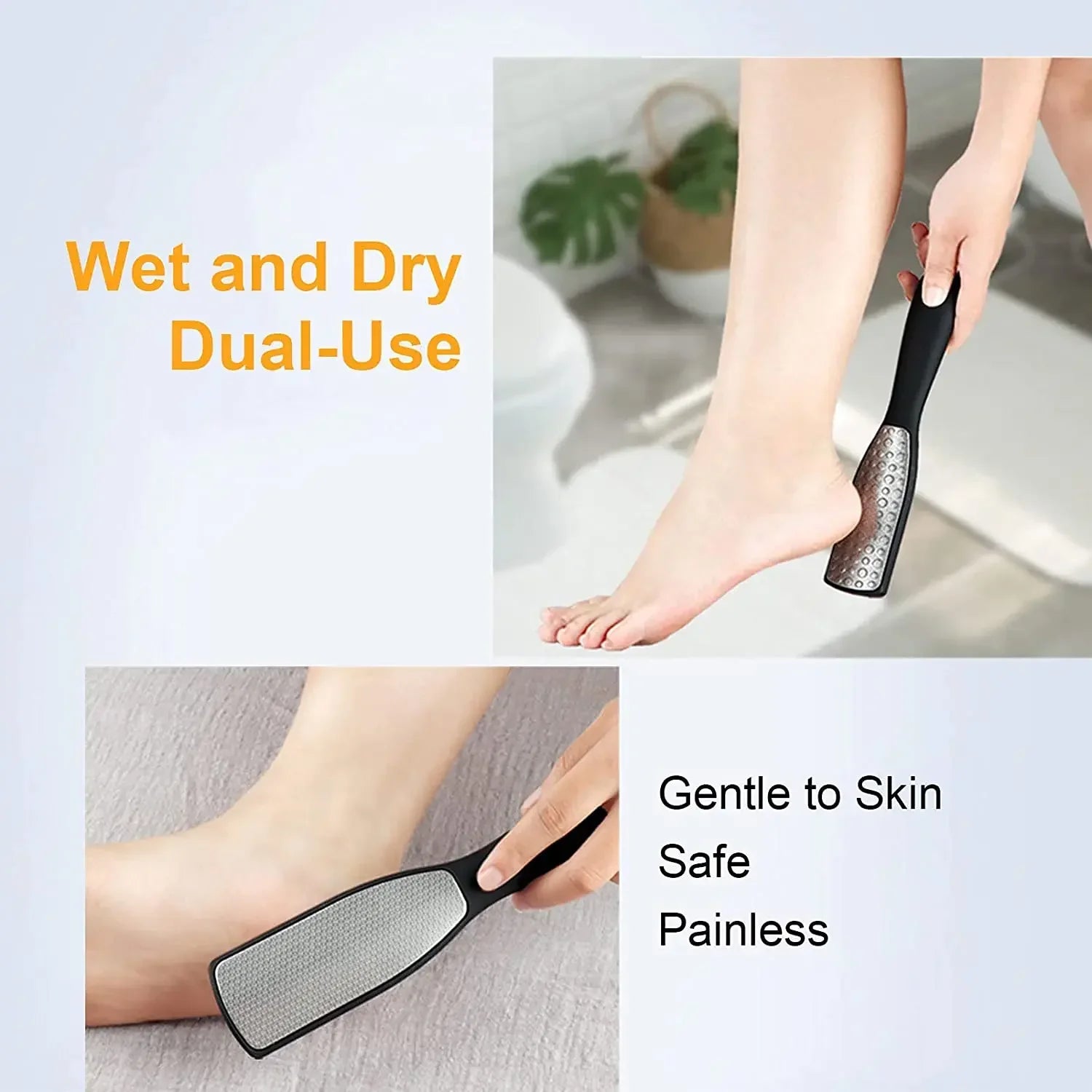 Povei Dual-Sided Foot File & Callus Remover - Professional Pedicure Tool